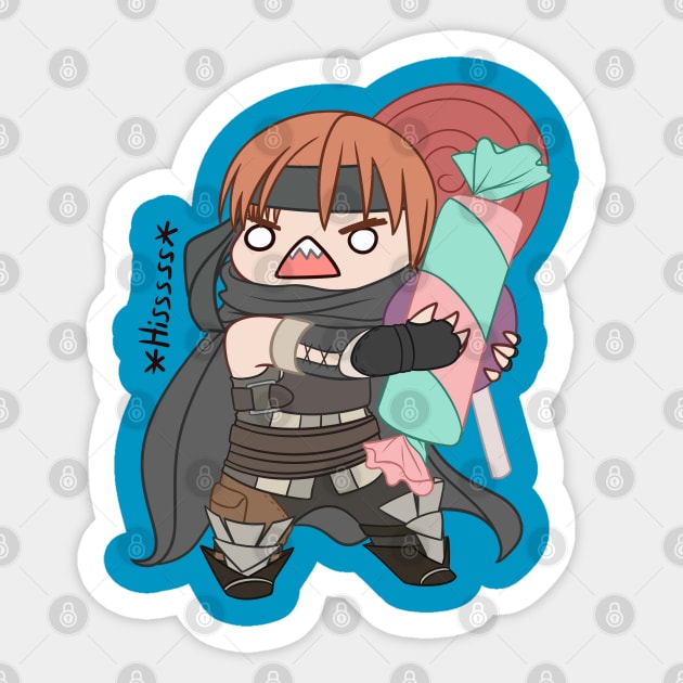 Gaius Sticker by Kashidoodles